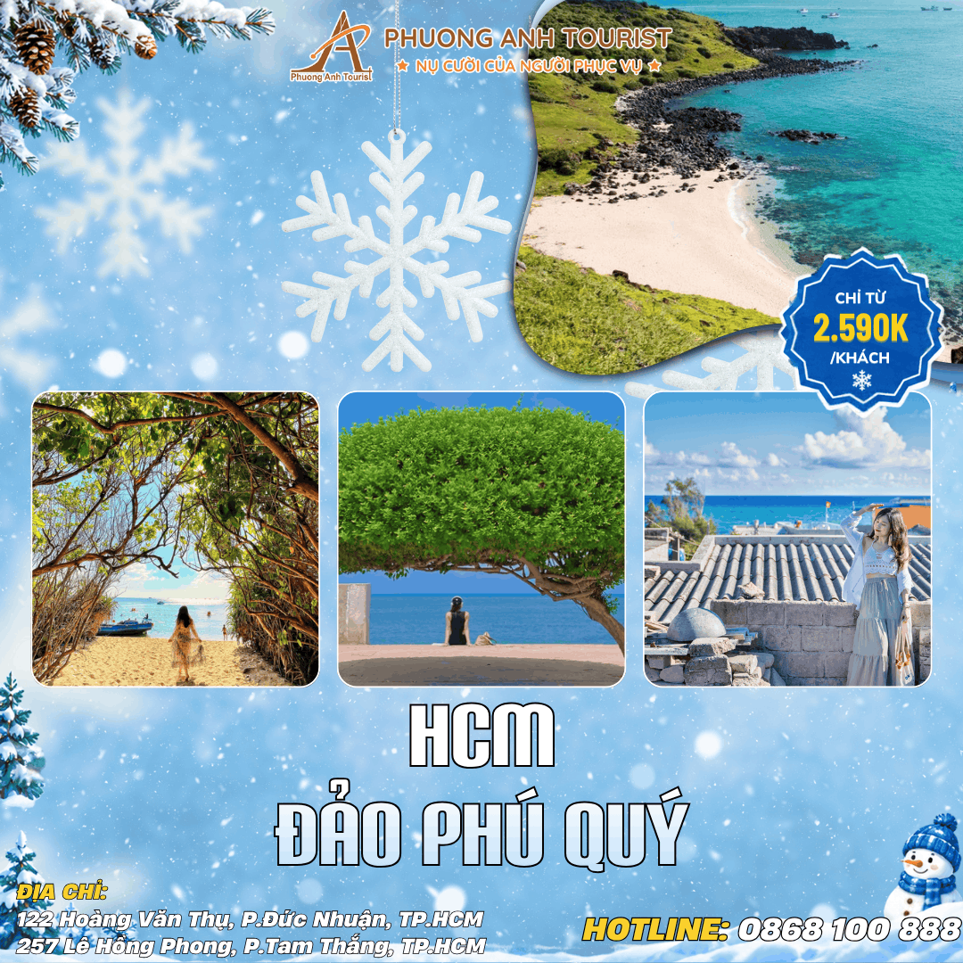 ĐẢO PHÚ QUÝ - TRẢI NGHIỆM HÒN NGỌC BIỂN XANH VÔ TẬN