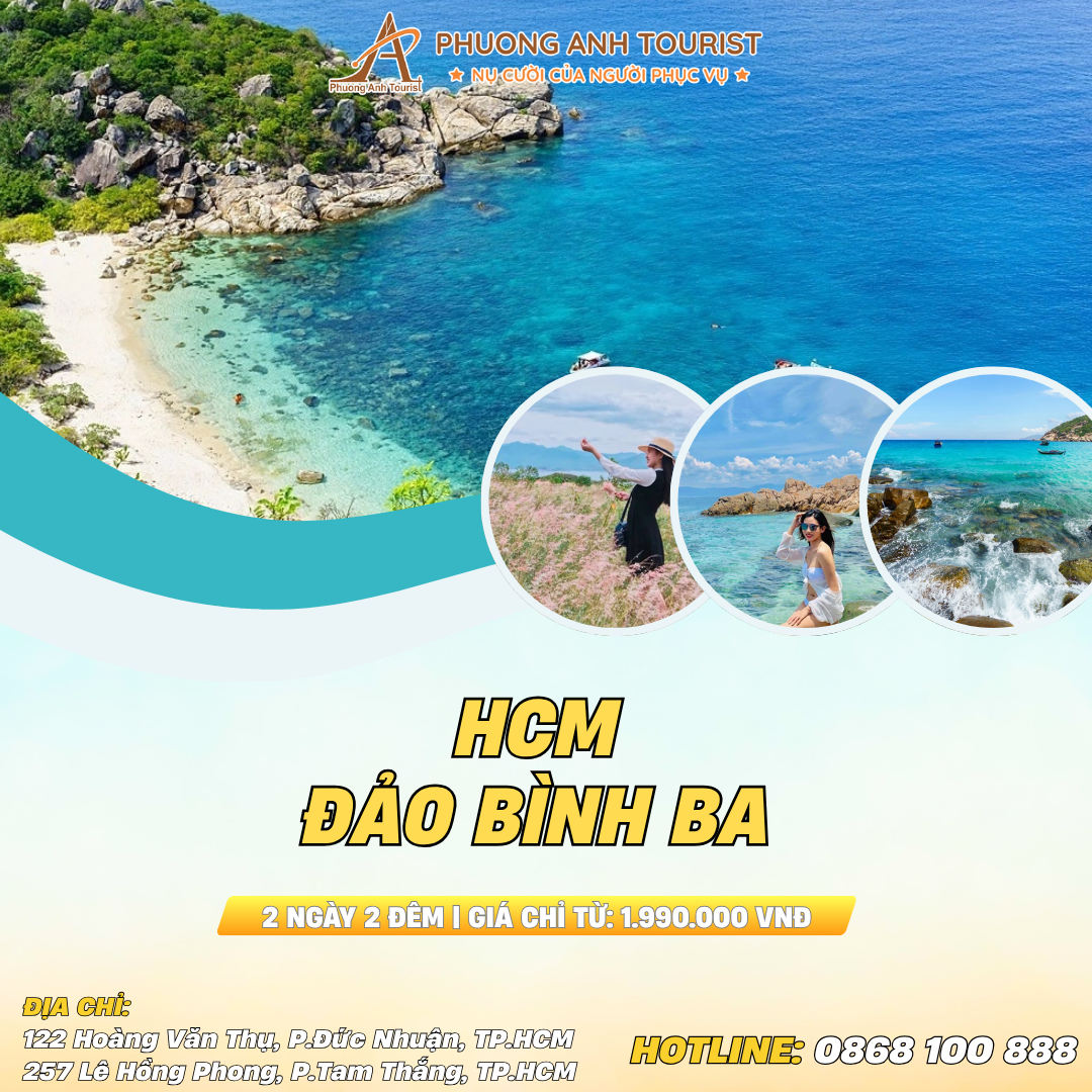 ĐẢO BÌNH BA KHÁM PHÁ VƯƠNG QUỐC TÔM HÙM 2N2Đ