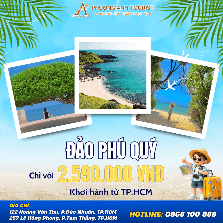 ĐẢO PHÚ QUÝ - TRẢI NGHIỆM HÒN NGỌC BIỂN XANH VÔ TẬN