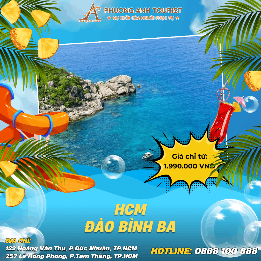 ĐẢO BÌNH BA KHÁM PHÁ VƯƠNG QUỐC TÔM HÙM 2N2Đ