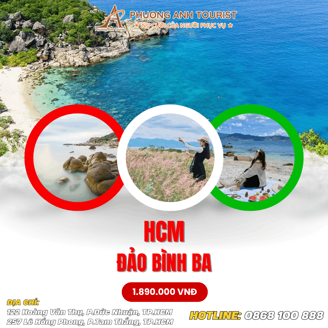ĐẢO BÌNH BA KHÁM PHÁ VƯƠNG QUỐC TÔM HÙM 2N2Đ
