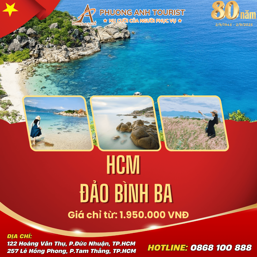 ĐẢO BÌNH BA KHÁM PHÁ VƯƠNG QUỐC TÔM HÙM 2N2Đ
