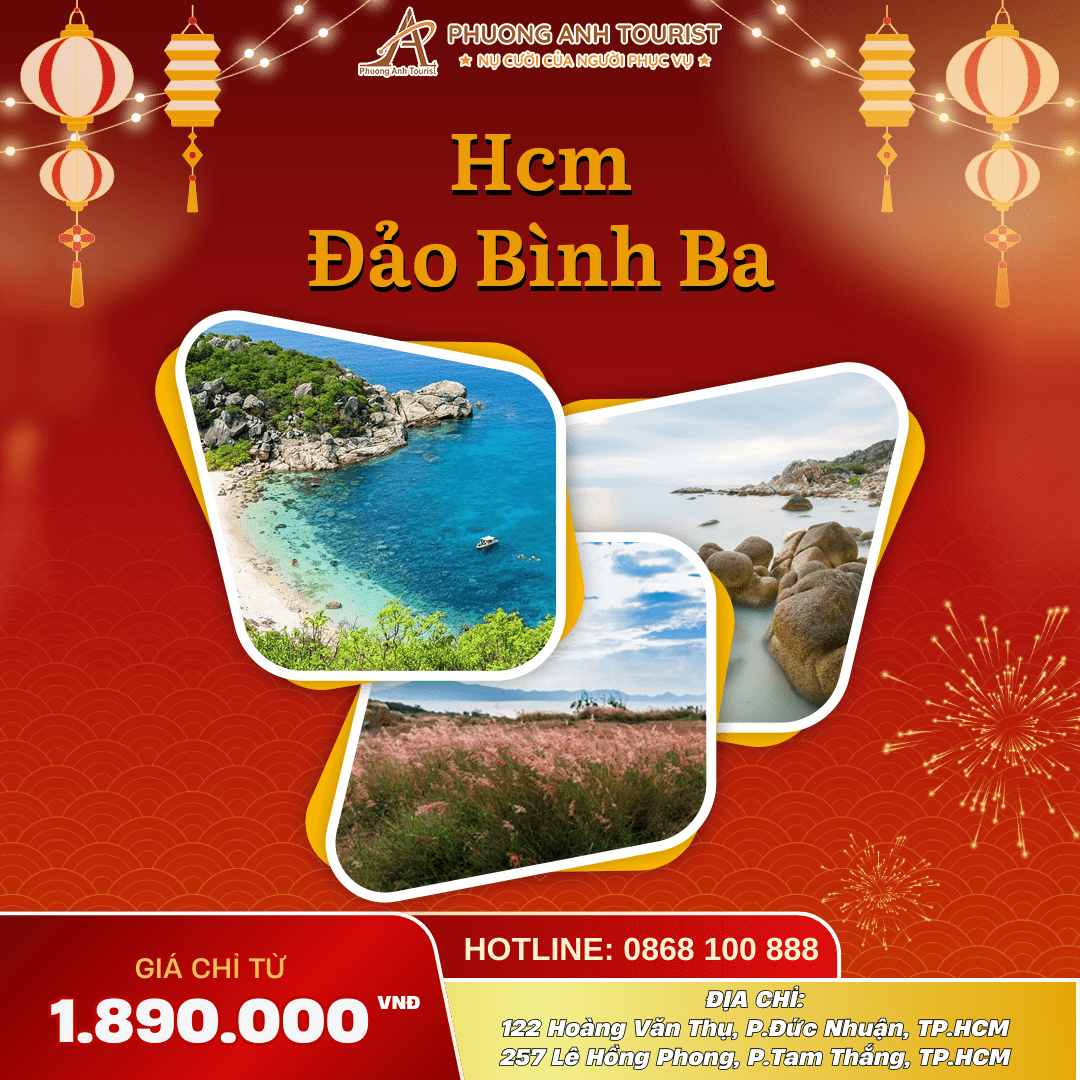 ĐẢO BÌNH BA KHÁM PHÁ VƯƠNG QUỐC TÔM HÙM 2N2Đ