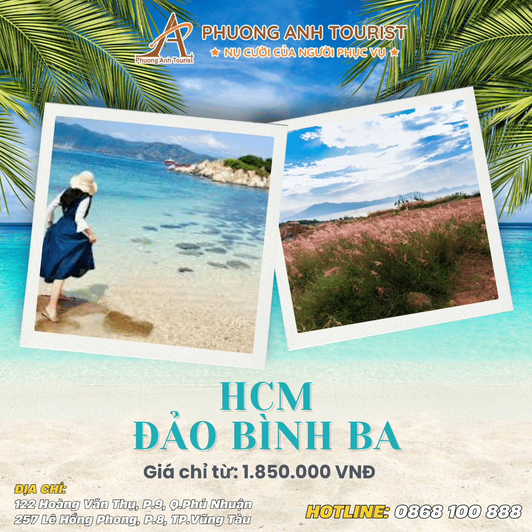 ĐẢO BÌNH BA KHÁM PHÁ VƯƠNG QUỐC TÔM HÙM 2N2Đ