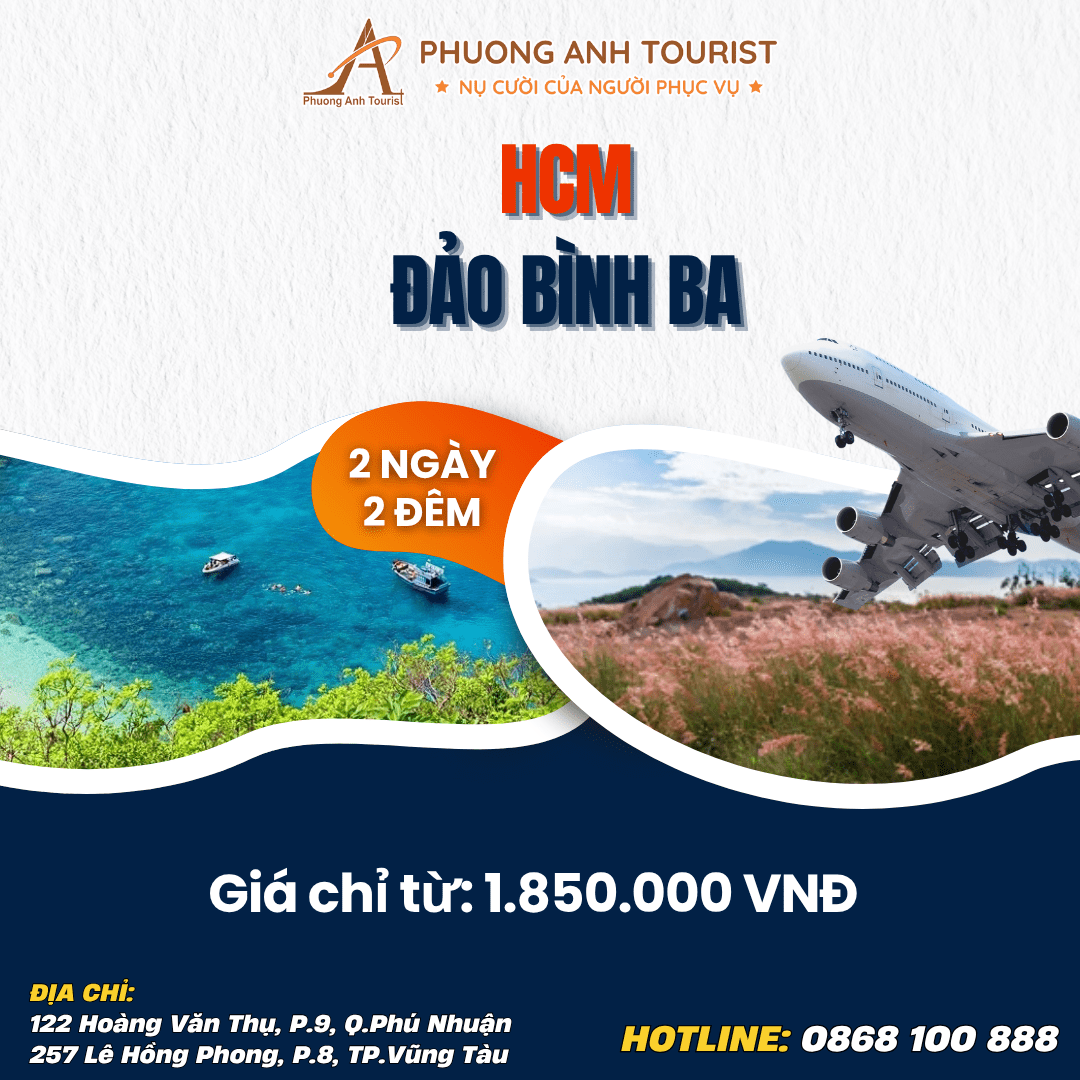ĐẢO BÌNH BA KHÁM PHÁ VƯƠNG QUỐC TÔM HÙM 2N2Đ
