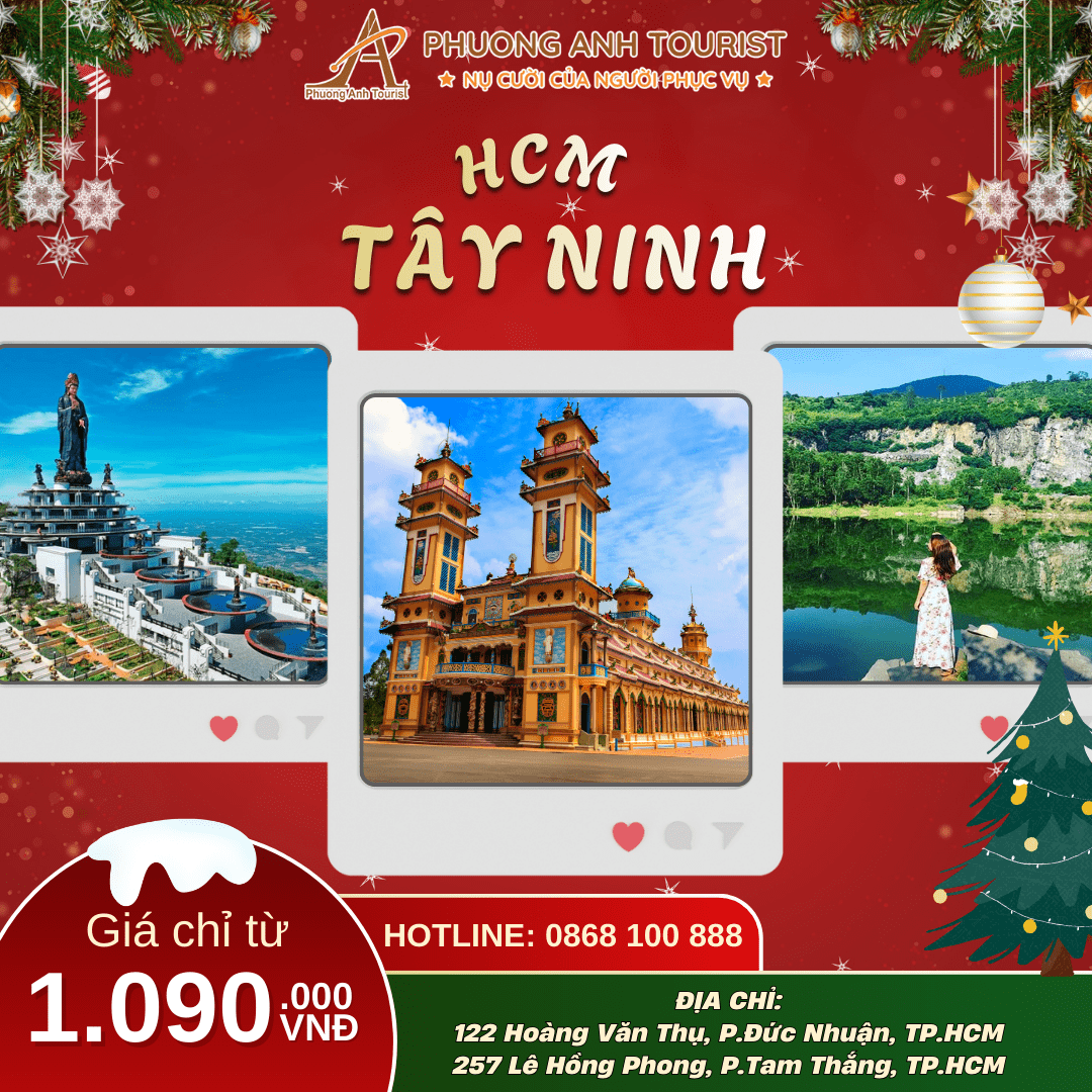 TÂY NINH – NÚI BÀ – ĐỈNH VÂN SƠN – BUFFET NĂM CHÂU