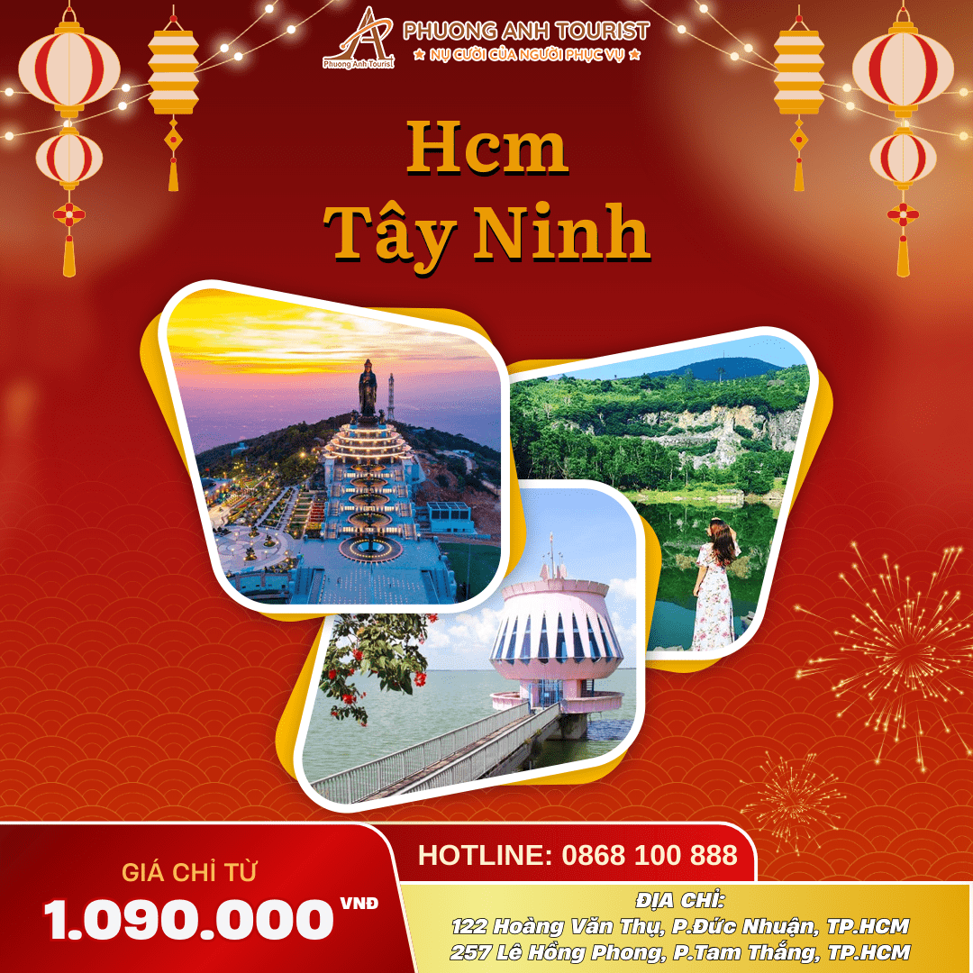 TÂY NINH – NÚI BÀ – ĐỈNH VÂN SƠN – BUFFET NĂM CHÂU