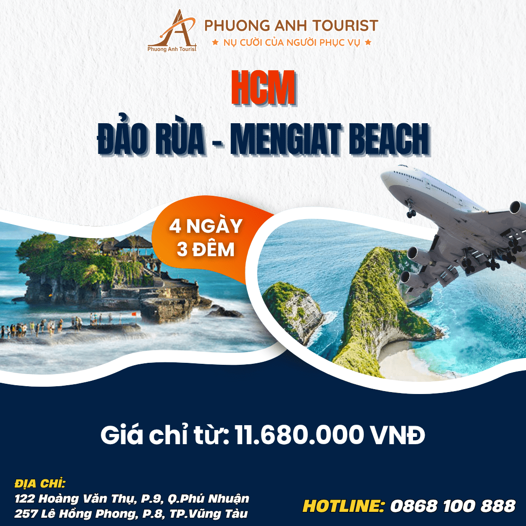 ĐẢO RÙA - MENGIAT BEACH