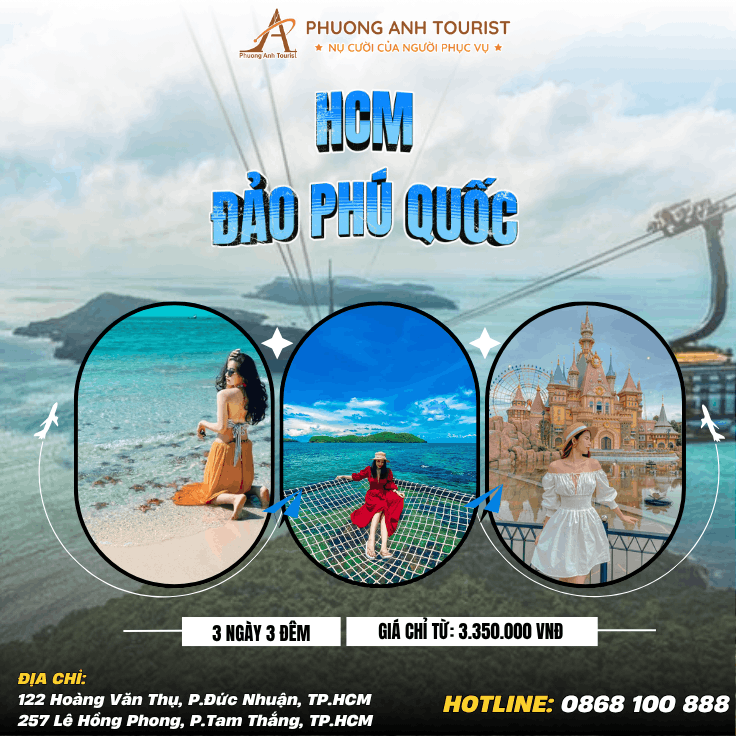 PHÚ QUỐC – 3 ĐẢO – BÃI SAO – BẮC ĐẢO – NAM ĐẢO
