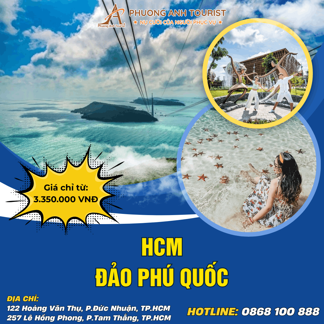 PHÚ QUỐC – 4 ĐẢO – BÃI SAO –  BẮC ĐẢO – NAM ĐẢO