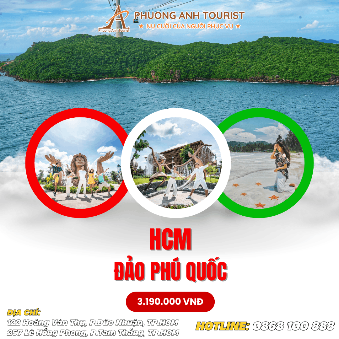 PHÚ QUỐC – 4 ĐẢO – BÃI SAO –  BẮC ĐẢO – NAM ĐẢO