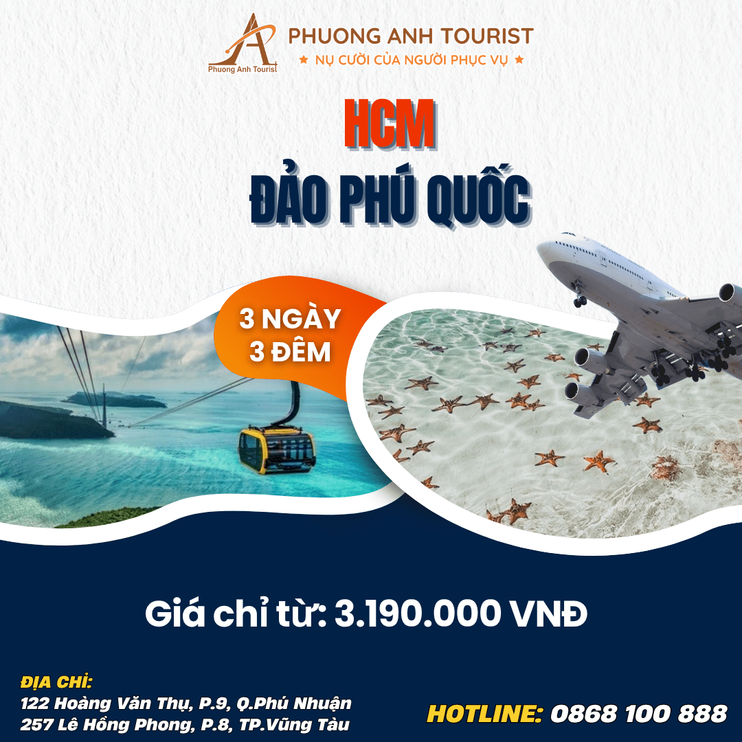 PHÚ QUỐC – 4 ĐẢO – BÃI SAO –  BẮC ĐẢO – NAM ĐẢO