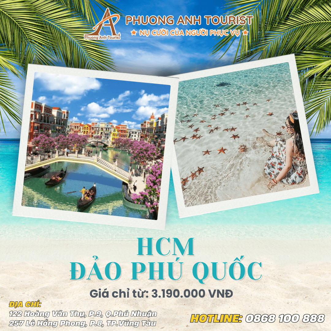 PHÚ QUỐC – 4 ĐẢO – BÃI SAO –  BẮC ĐẢO – NAM ĐẢO