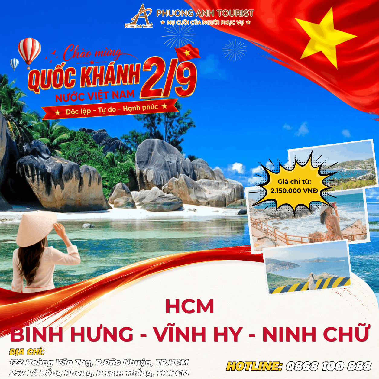 KHÁM PHÁ ĐẢO BÌNH HƯNG – VỊNH VĨNH HY - NINH CHỮ