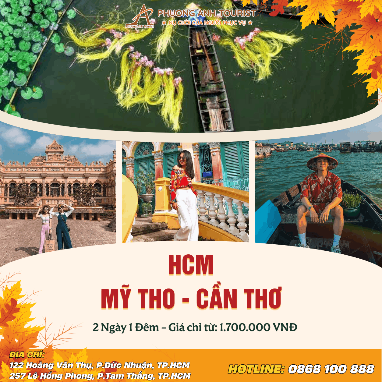 MỸ THO – BẾN TRE – CẦN THƠ CHỢ NỔI CÁI RĂNG.